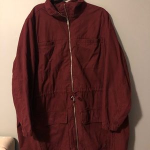Old navy maroon utility jacket ⚫️